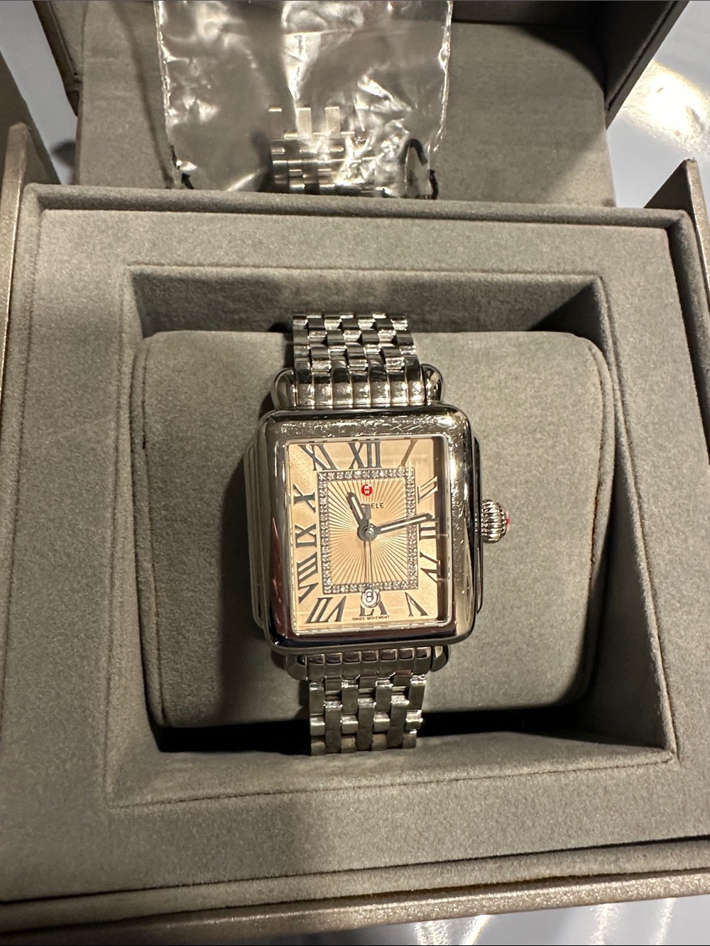 Women’s Michele diamond watch